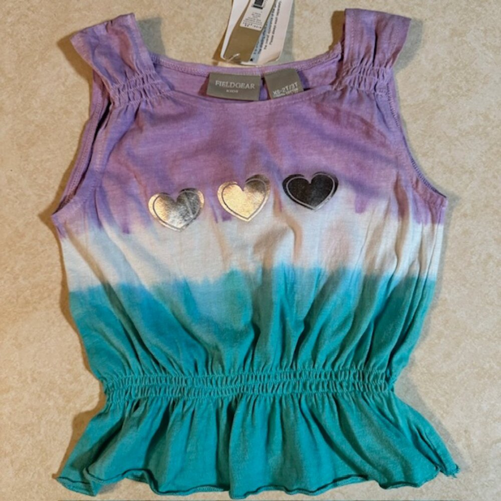 NWT Field Gear Kids Tie Dye Tank Top 2T 3T